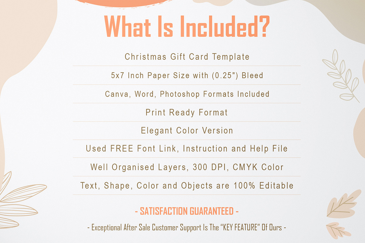 Christmas Greeting Card Template, a Flyer Template by DesignDevisers (Photo 8 of 8)