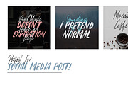 Strong Heart - Font Duo, a Script Font by Sarid Ezra (Thumbnail 5 of 10)