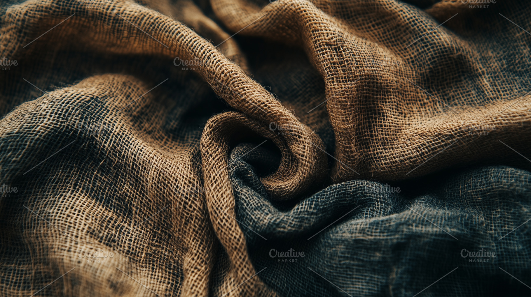 Close up of natural jute fabric with, a Background Photo by MistyDay