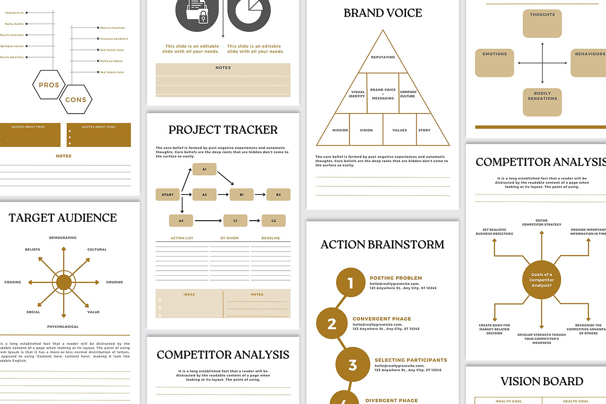 Dream Life Ultimate Planners CANVA, a Stationery Template by Graphic Fabrica (Photo 6 of 8)