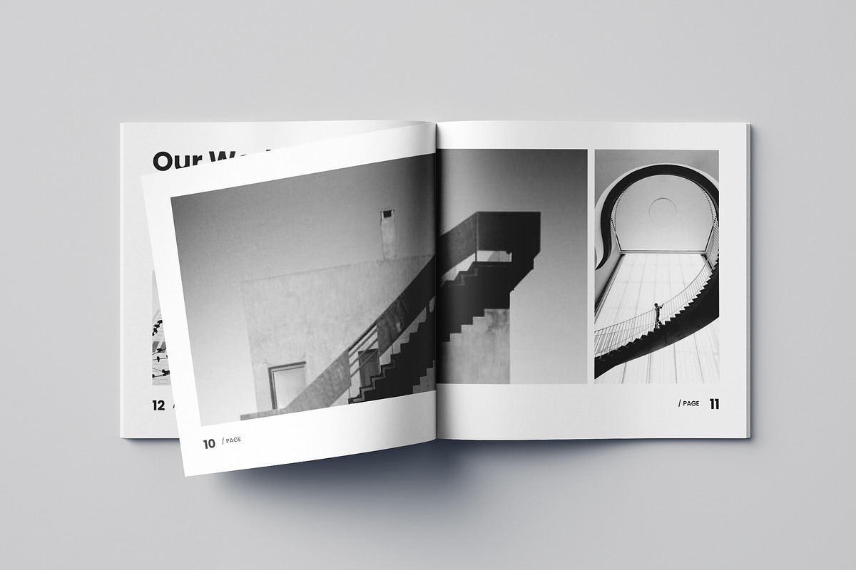 Square Architecture Portfolio Design, a Brochure Template by Spark_Creative (Photo 7 of 14)