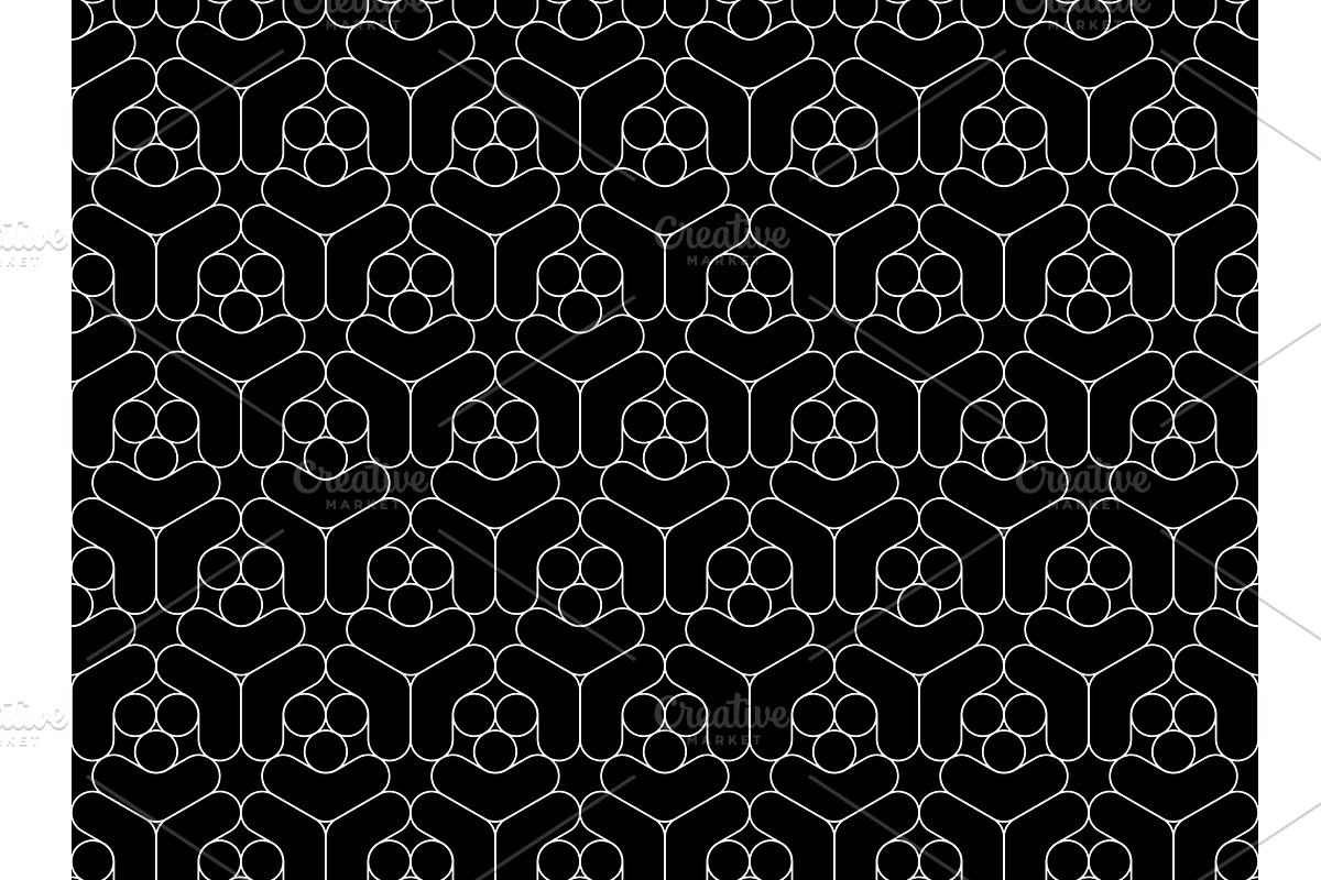 The geometric pattern with lines, a Pattern Graphic by RODINA