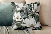 WHITE MAGNOLIA Seamless Pattern 02, a Pattern Graphic by AYAKA Studio Co. (Thumbnail 4 of 8)
