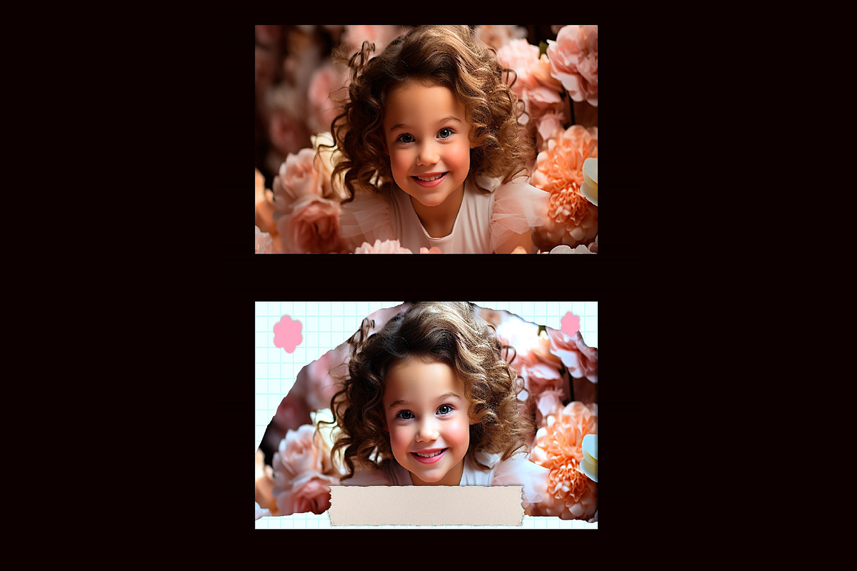 Soft Blossom Scrapbook Photo Effect, a Brushes & More by studiogstock (Photo 2 of 2)