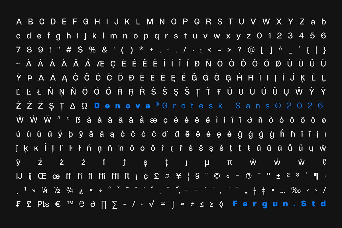 Denova Rounded, a Sans Serif Font by Fargun Studio (Photo 14 of 15)