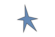 Irregular star shape icons, an Object Graphic by Elena Pimukova (Thumbnail 3 of 16)