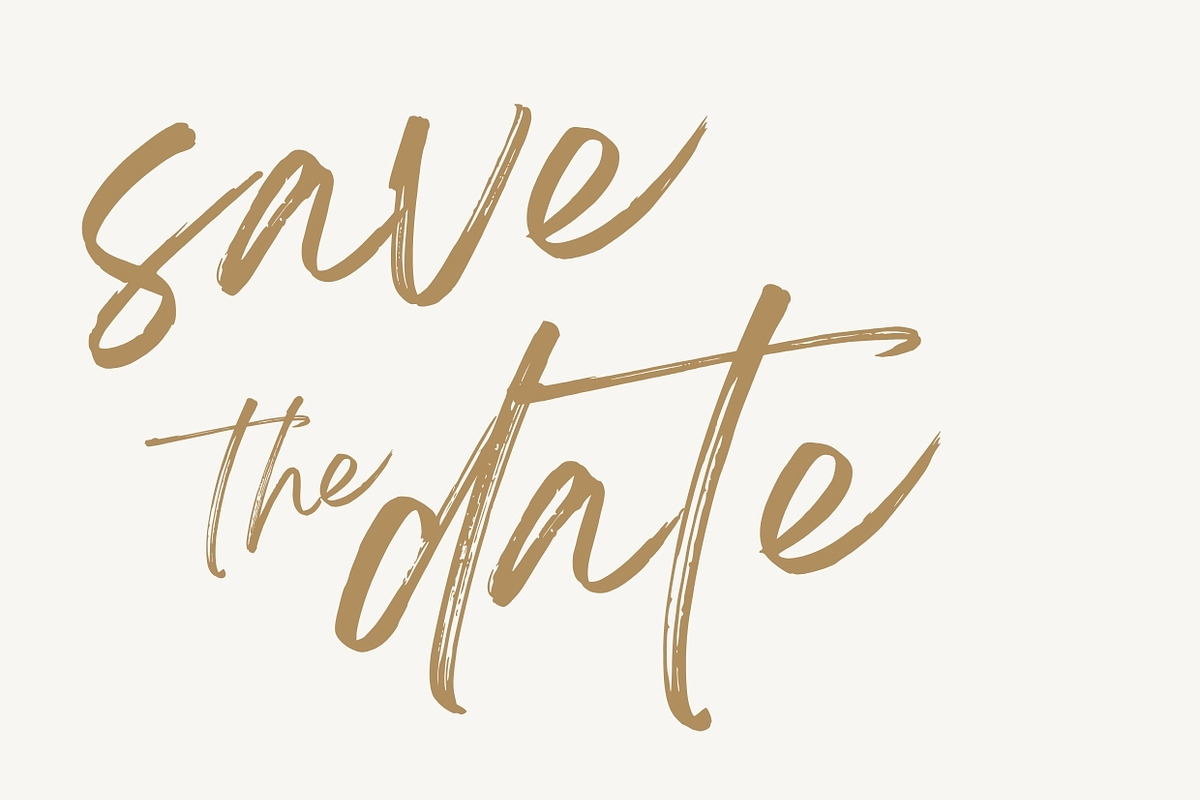 Editable Wedding Invitation, an Invitation Template by elfy creative (Photo 4 of 7)