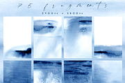 Blue watercolor backgrounds, a Texture Graphic by Soffi Sk (Thumbnail 7 of 11)