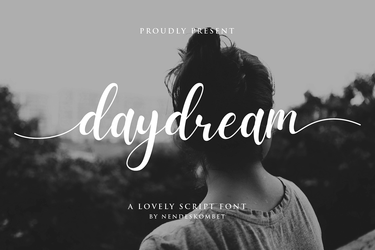 daydream - a lovely script font