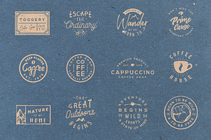 Vol. 3 20 Retro Badges Templates