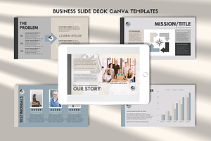 Business Slide Deck Canva | Neutral