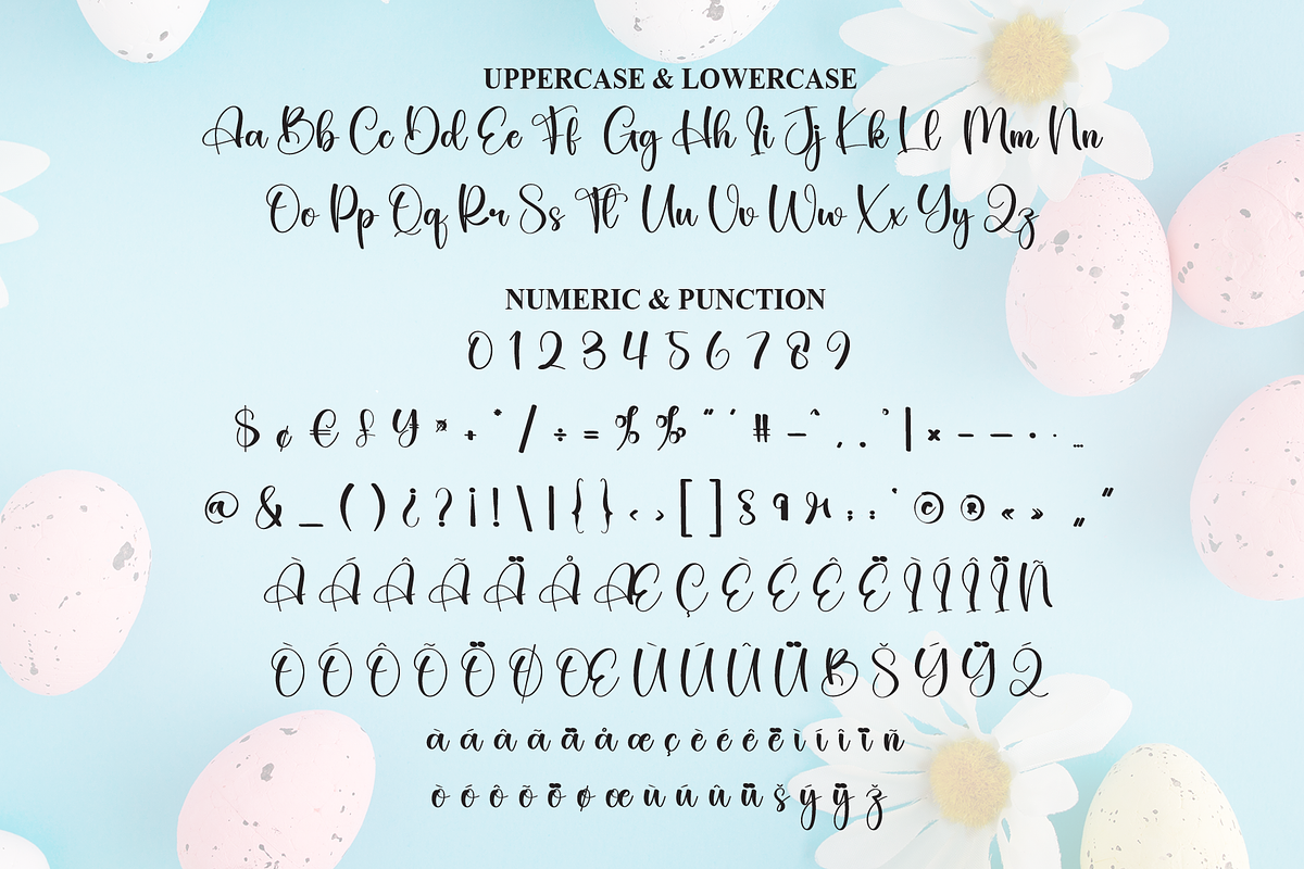 Easter | Script Font, a Handwritten Font by Scratchones (Photo 7 of 8)