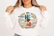 He is Dad PNG, Christian Fathers Day, an Illustration by Designking (Thumbnail 2 of 6)