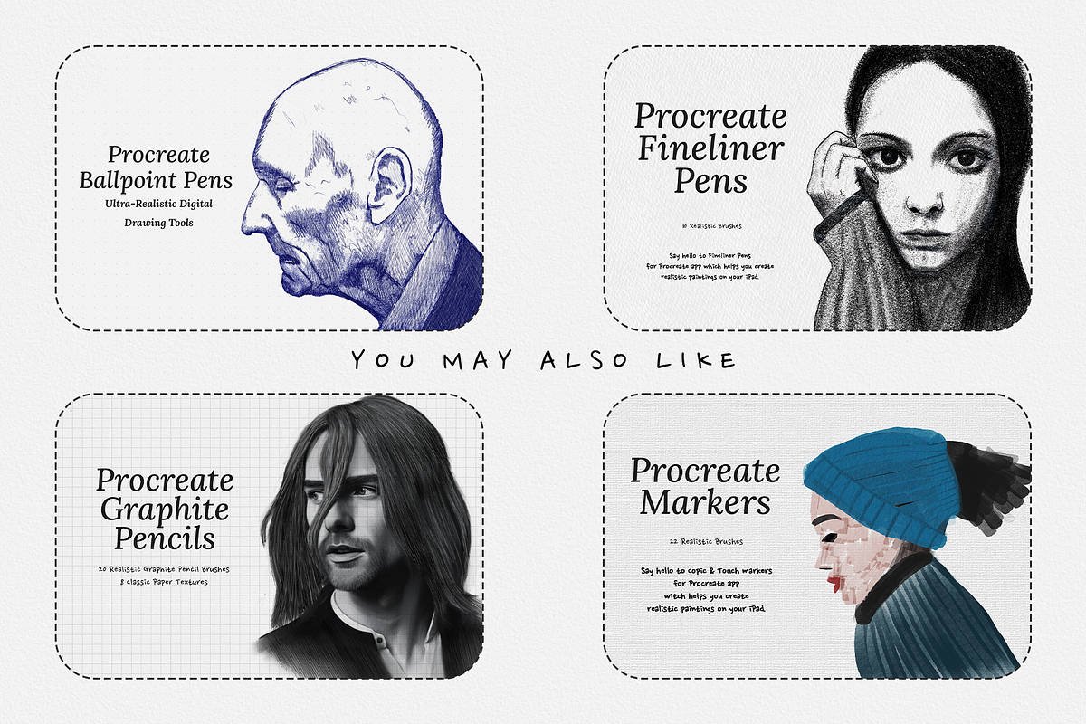 Procreate Ars Lineandi Pen Studio, a Brush Add-On by Brush Moment (Photo 9 of 10)