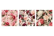 Rose Flowers Background, a Texture Illustration by Dream Creation (Thumbnail 4 of 4)