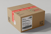 Shipping Box Mockup Kit, a Packaging Mockup by Catkie - Digital Art (Thumbnail 4 of 10)