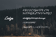 Lodge Script | Rustic & Clean, a Script Font by Midnight Grim (Thumbnail 5 of 5)