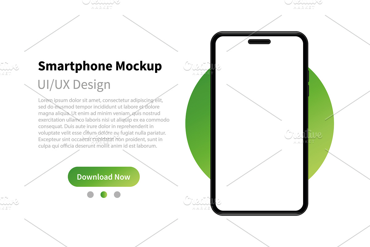 Device UI, UX mockup, an Object Illustration by Vector Creator