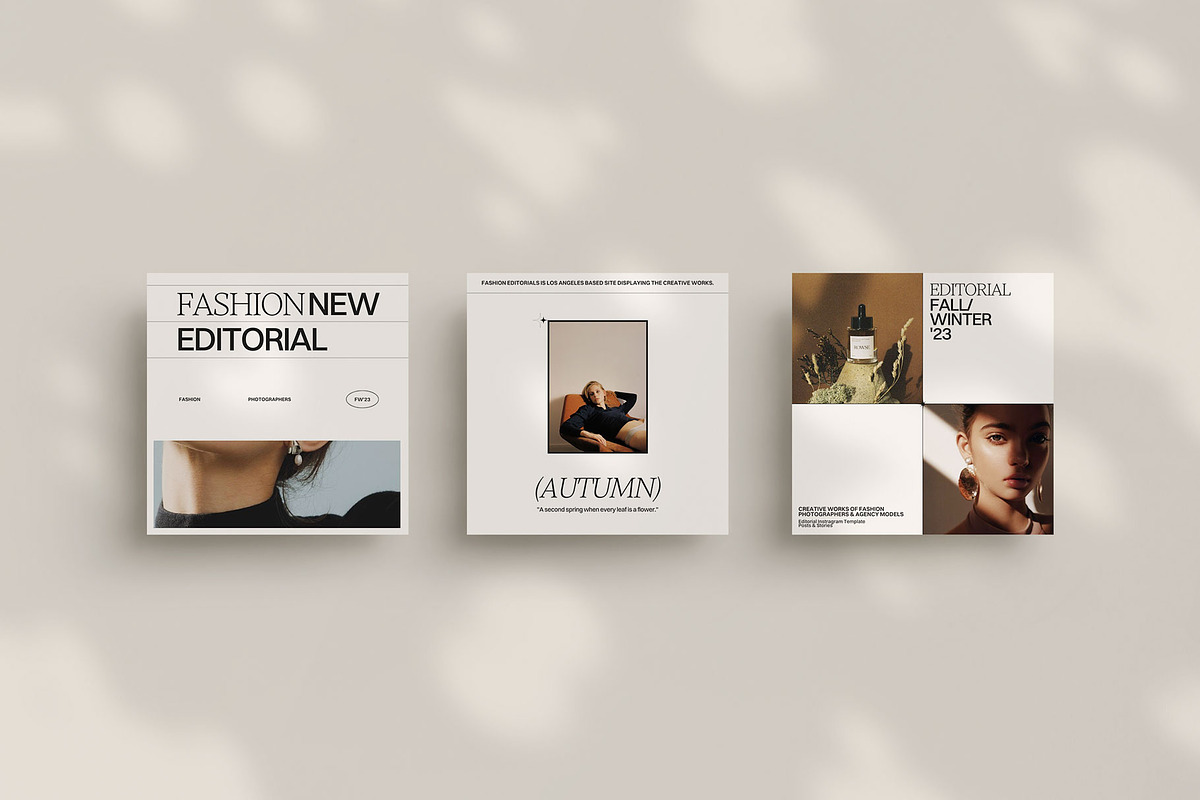 Editorial Social Media Template, a Social Media Template by Moscovita Studio (Photo 4 of 34)