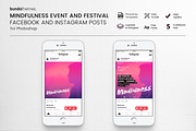 Mindfulness Social Media Pack, a Social Media Template by Bundo Themes (Thumbnail 1 of 4)