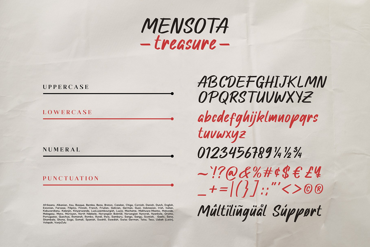 Mensota treasure / Handwritten sans, a Font by Java pep (Photo 14 of 14)