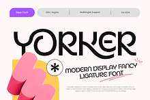 Yorker - Modern Display Fancy Font
