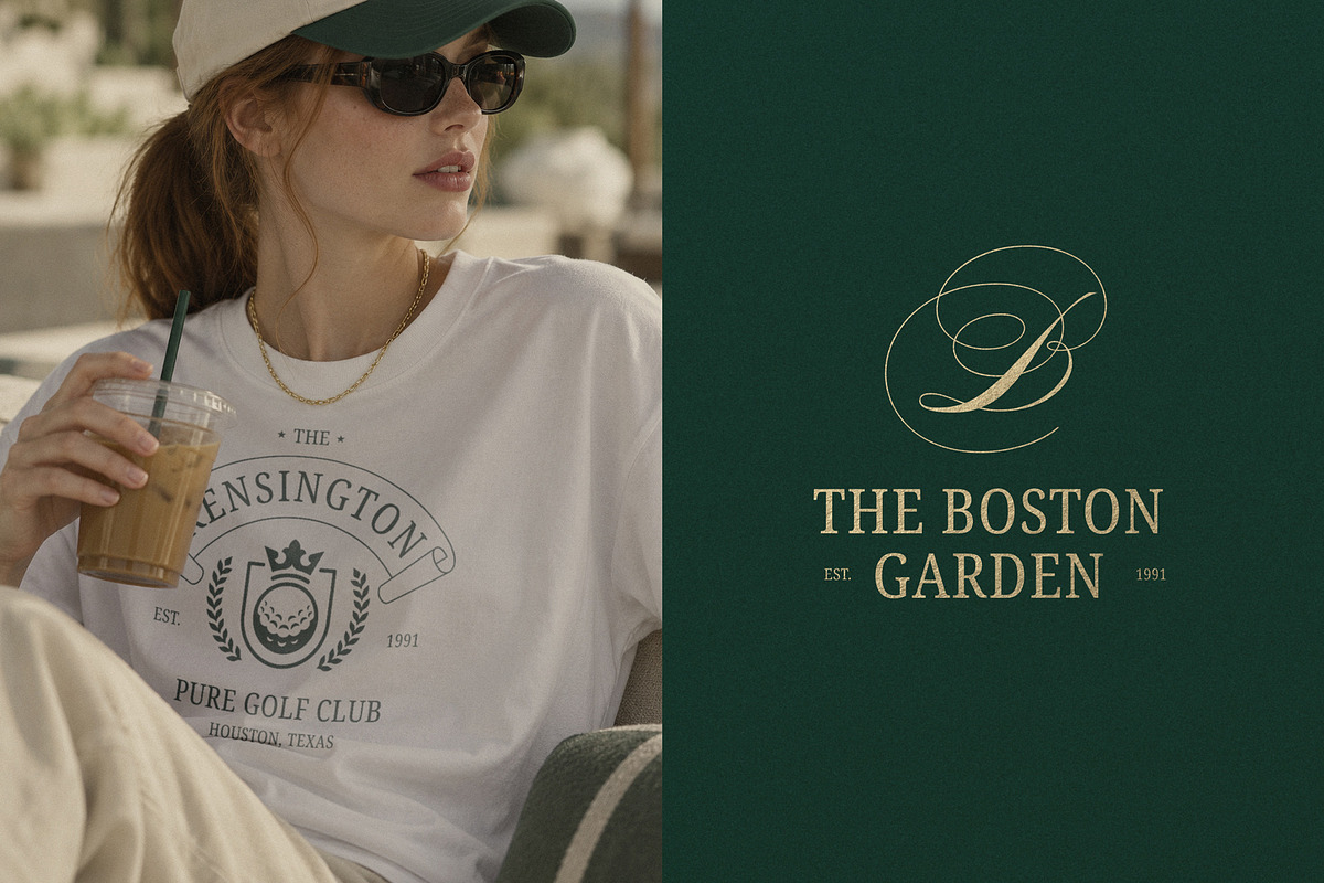 Old Money Vintage Logo Collection, a Branding & Logo Template by Vasya Kobelev (Photo 2 of 17)