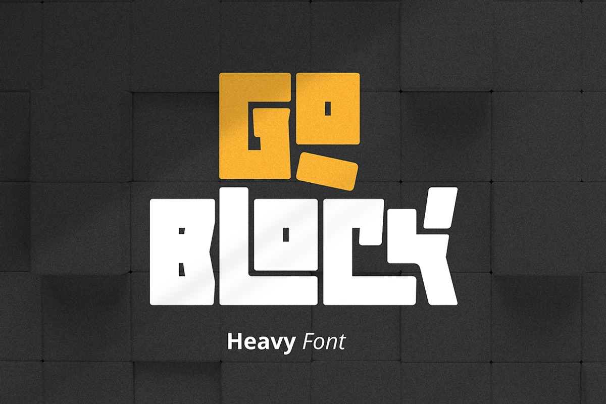 GoBlock - Heavy Font, a Blackletter Font by Grontype (Photo 1 of 10)