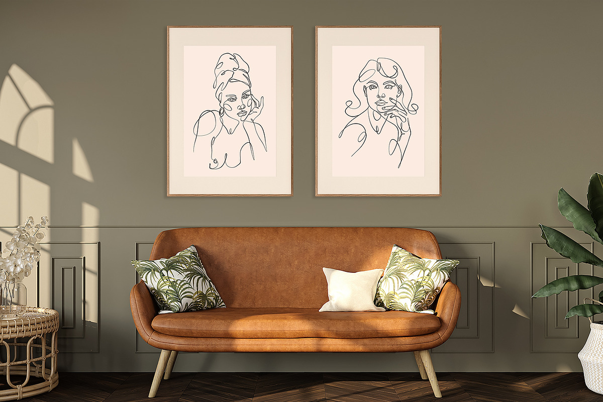 SHE - One line art women set, a Person Illustration by Anna.Klets (Photo 9 of 10)