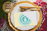 Mockup holiday menu PSD, a Product Mockup by JAY MID IMAGE (Thumbnail 1 of 6)