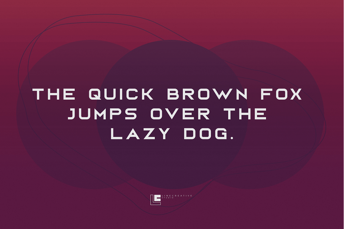 Bord - Futuristic Font preview 4