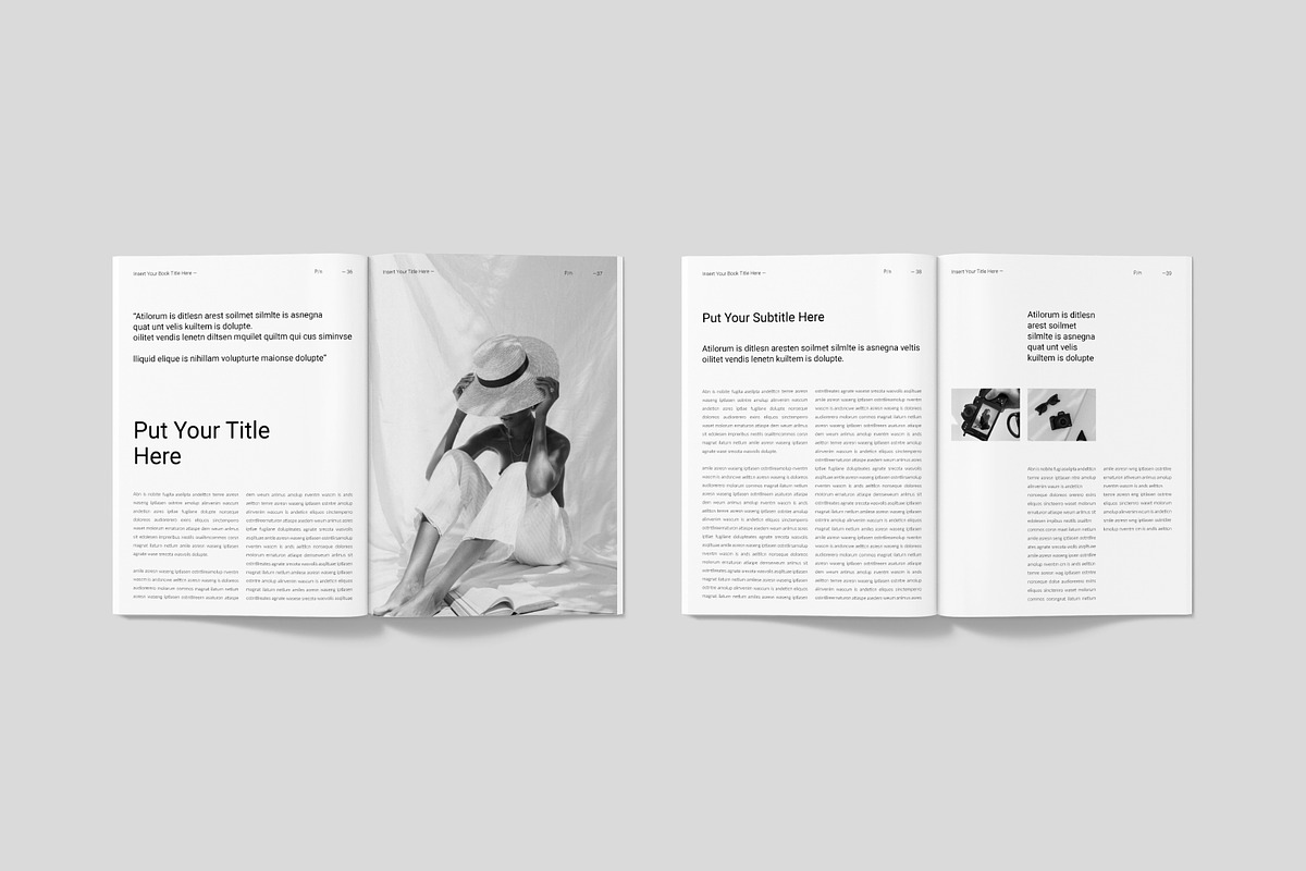 Book Title Layout Design Template, a Brochure Template by ElvinPrint (Photo 11 of 26)
