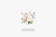 Romantic pastel floral clipart set, a Decorative Illustration by Patishop Art (Thumbnail 3 of 9)
