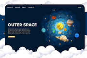 Solar system education poster set, an Education Illustration by SiberianArt (Thumbnail 13 of 13)