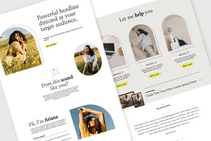 Showit Website Template - Boho