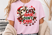 Cat Hair Don't Care Christmas PNG, a Seasonal Illustration by Rose Art (Thumbnail 3 of 4)