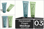Facewash Foam Mockup, a Packaging Mockup by Permadi Creative (Thumbnail 1 of 5)