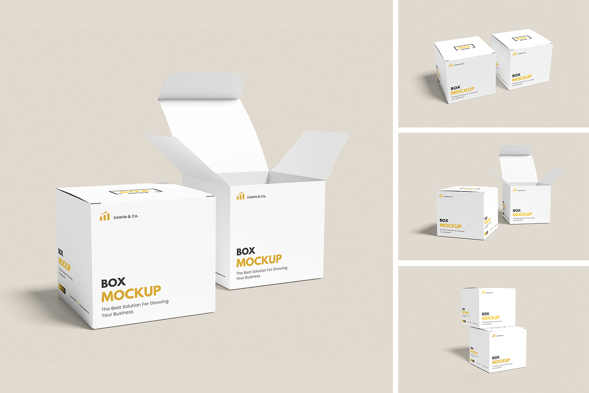 Box Mockup, a Packaging Mockup by xavier_studio (Photo 1 of 5)