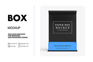 Open Box Mockup