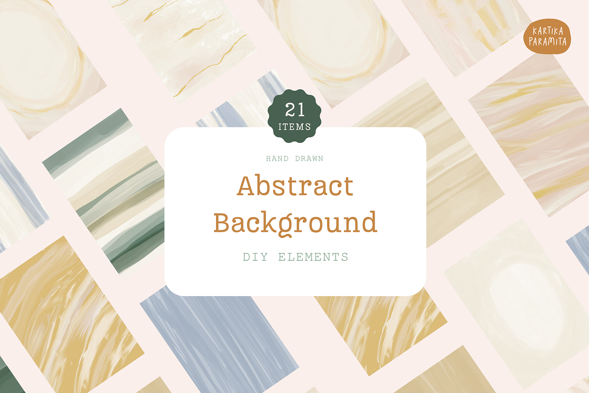 Earth Tone Abstract Background, a Decorative Illustration by Kartika Prints (Photo 1 of 3)