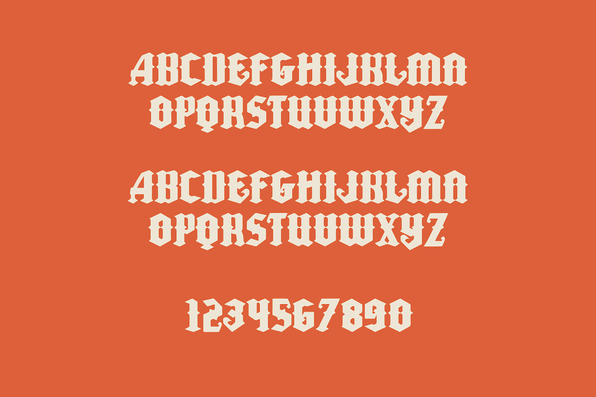 Fulton Hand Drawn Font, a Blackletter Font by nickqtx (Photo 4 of 4)