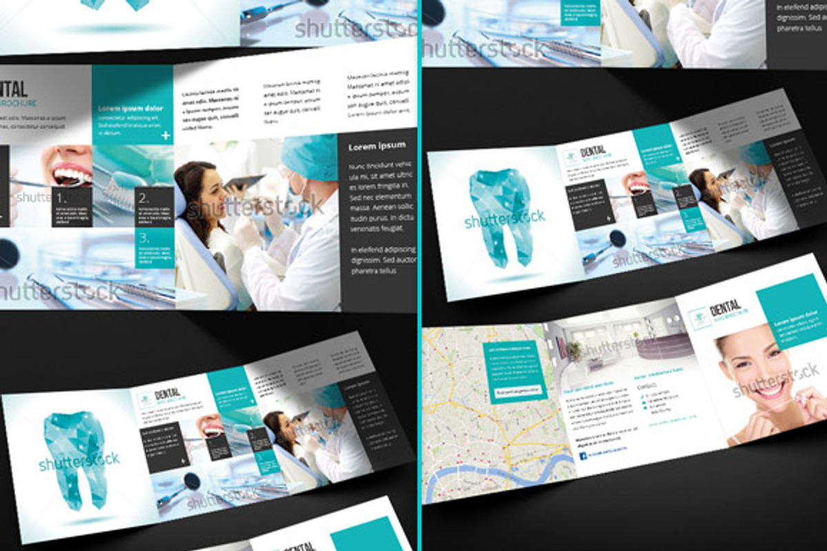 Dental - Square Trifold Brochure, a Brochure Template by pixart_pm (Photo 3 of 3)