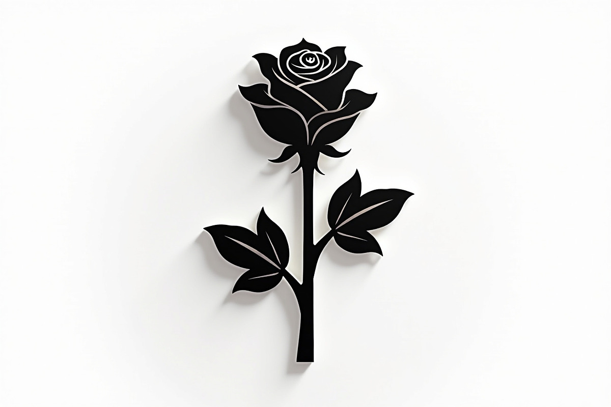 Rose Black Silhouette Decorative, an Illustration by Amazin_art (Photo 24 of 31)