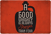 Oldshore Whiskey Typeface, a Script Font by VozzyStock (Thumbnail 5 of 5)