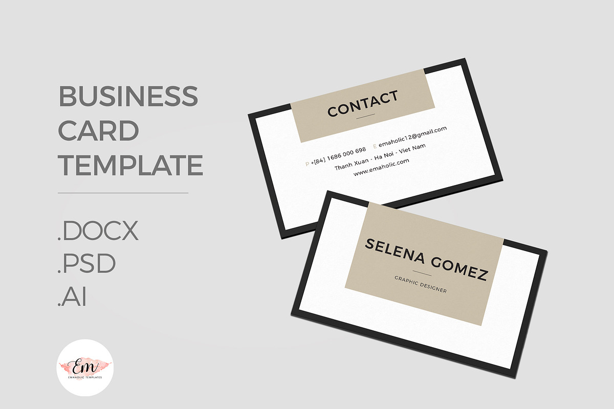 Smart Business Card Template, a Business Card Template by Emaholic Template