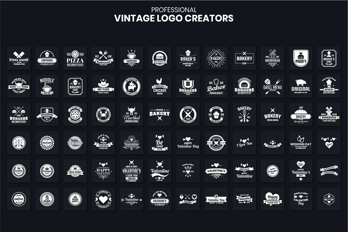 1046 Vintage Logo Creators, a Branding & Logo Template by Toonsteb (Photo 17 of 22)