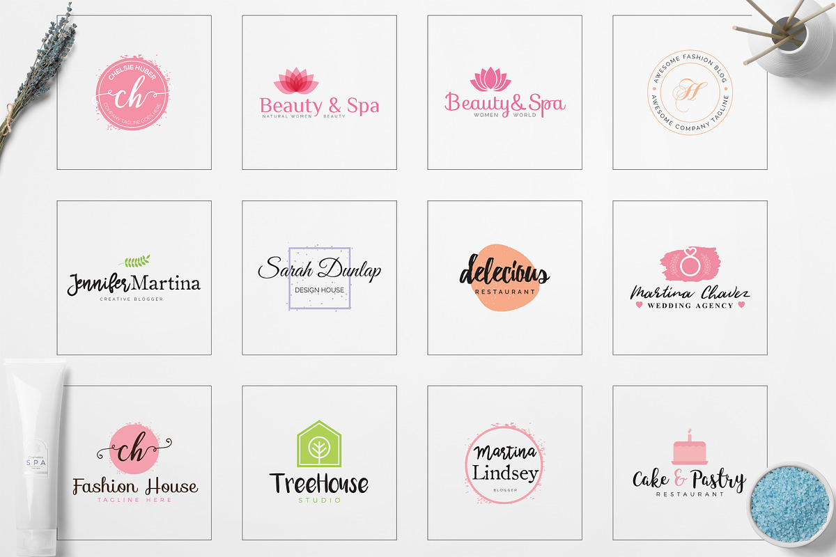 520 Premade Logo Bundle + Bonus, a Branding & Logo Template by XpertgraphicD (Photo 34 of 76)