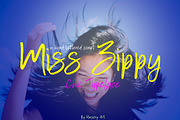 Miss Zippy | Chic Typeface, a Script Font by Artstudio (Thumbnail 1 of 6)