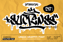 Suctenss Urban Graffiti Font