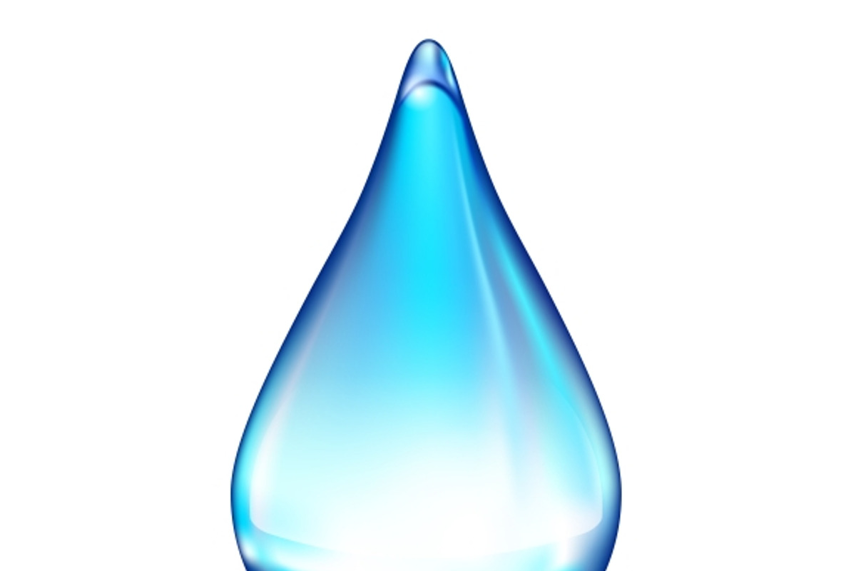 Vector water drop, a Graphic by Microvector